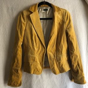 J crew velvet blazer